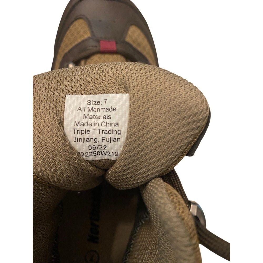 ⁠NEW Northside Croswell Mid WP Women 7 Brown Wine Waterproof Hiking Boots NIB - Picture 8 of 10